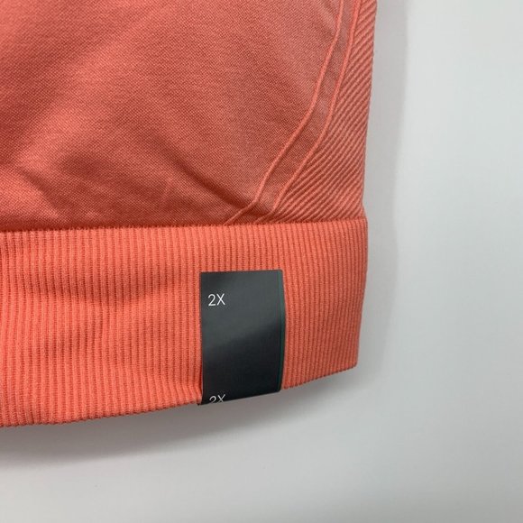 All In Motion Sports Bra Plus 2X (40DD) Seamless Medium Support Racerback - Picture 6 of 10